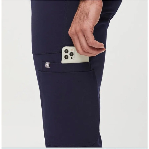 Figs Cairo Cargo Healthcare Medical Scrub Pants in Navy Blue Men's Size XXL - Picture 3 of 11